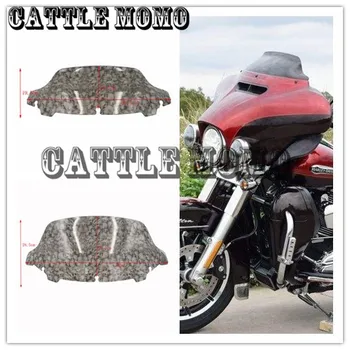 

Motorcycle 8" & 10" Windshield Spurt draws Skull Head Wind Deflectors for Harley Electra Glide Ultra Classic FLHTCU 2014-2017