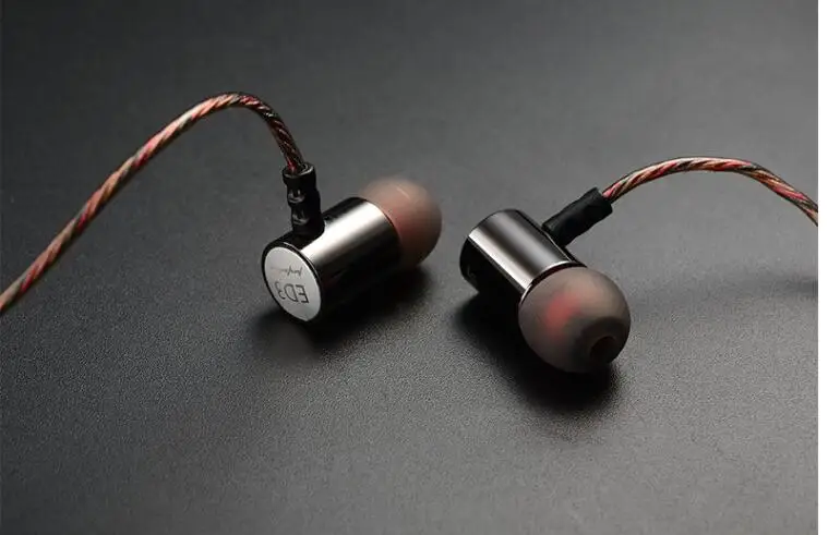 100% Оригинальные KZ ED3 Высокое Качество наушники Металл сабвуфер бас HiFi в ухо