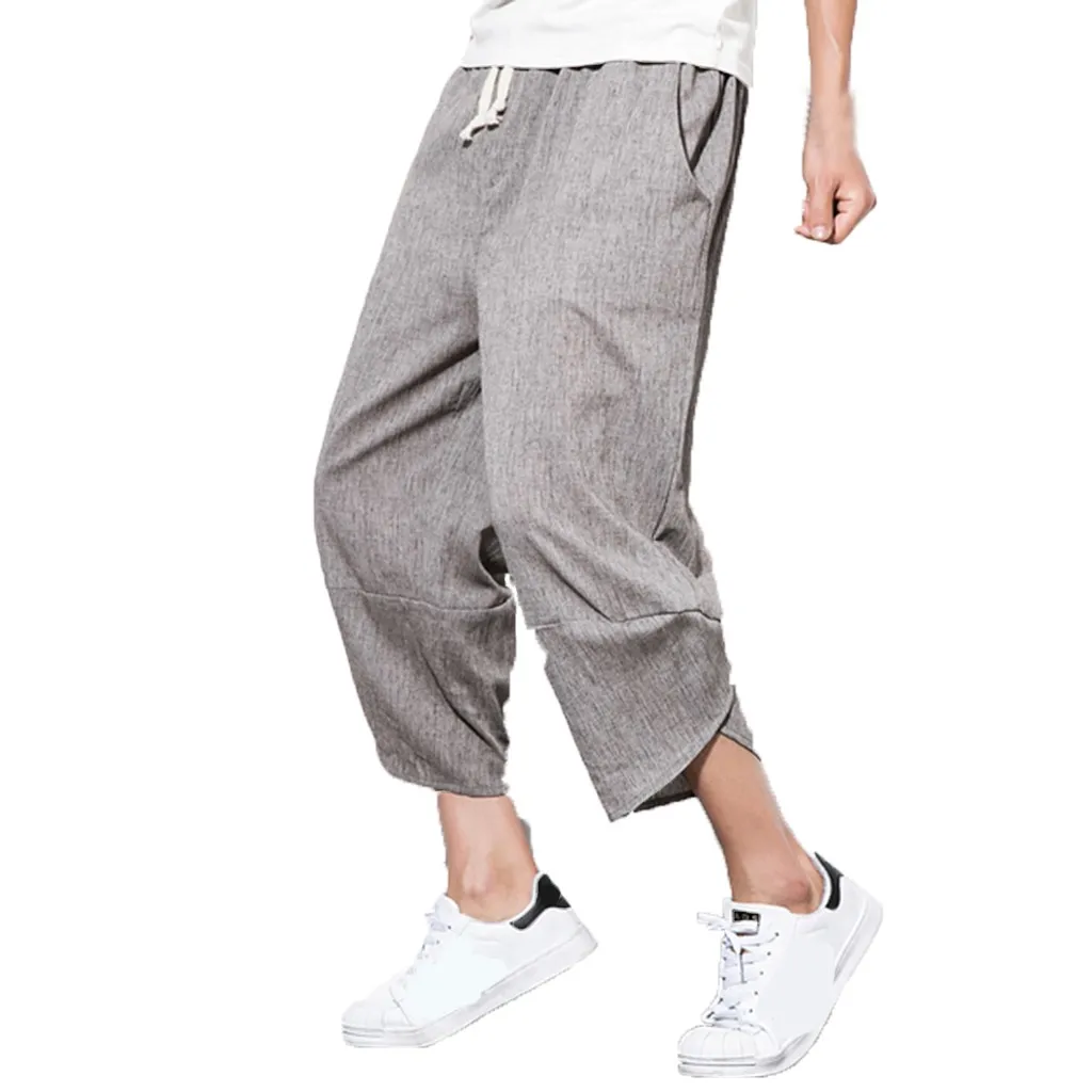 Baggy Loose Cotton Harem Pants мужские