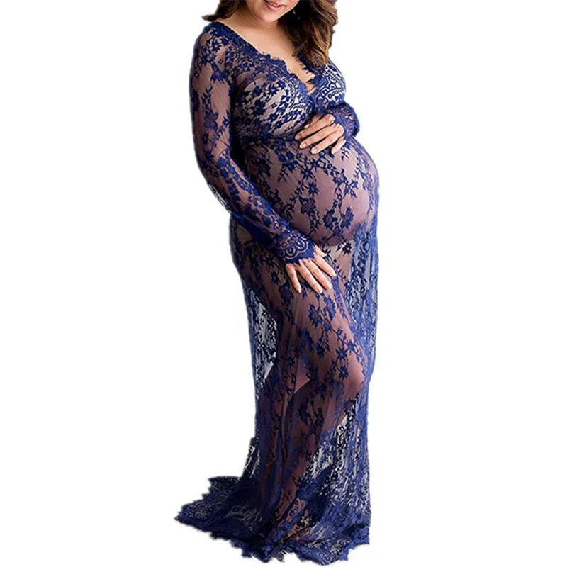 Lace-Pregnancy-Dress-Photography-Maternity-Dresses-For-Photo-Shoot-Long-Maxi-Gown-Maternity-Photography-Props-Dresses
