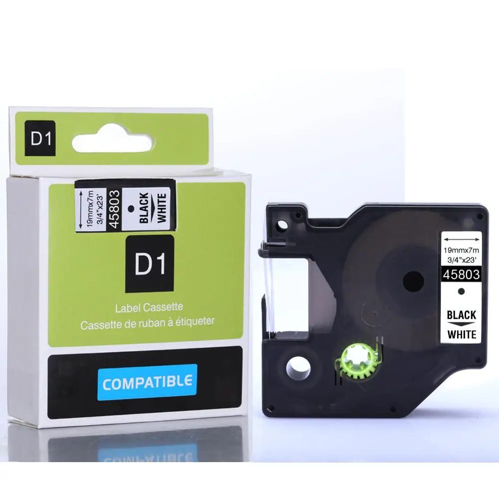 silver 19mm for Dymo Labelpoint 300 Ribbon Cassette black 350 silver 19mm for Dymo Labelpoint 300 Ribbon Cassette black 350