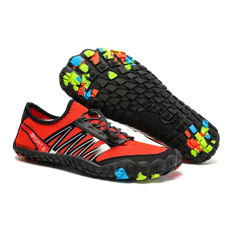 

Aqua Shoes 2019 Summer Shoes Men Breathable Beach Slippers Upstream Shoes Adult Woman Swimming Sandals Diving Socks footwear