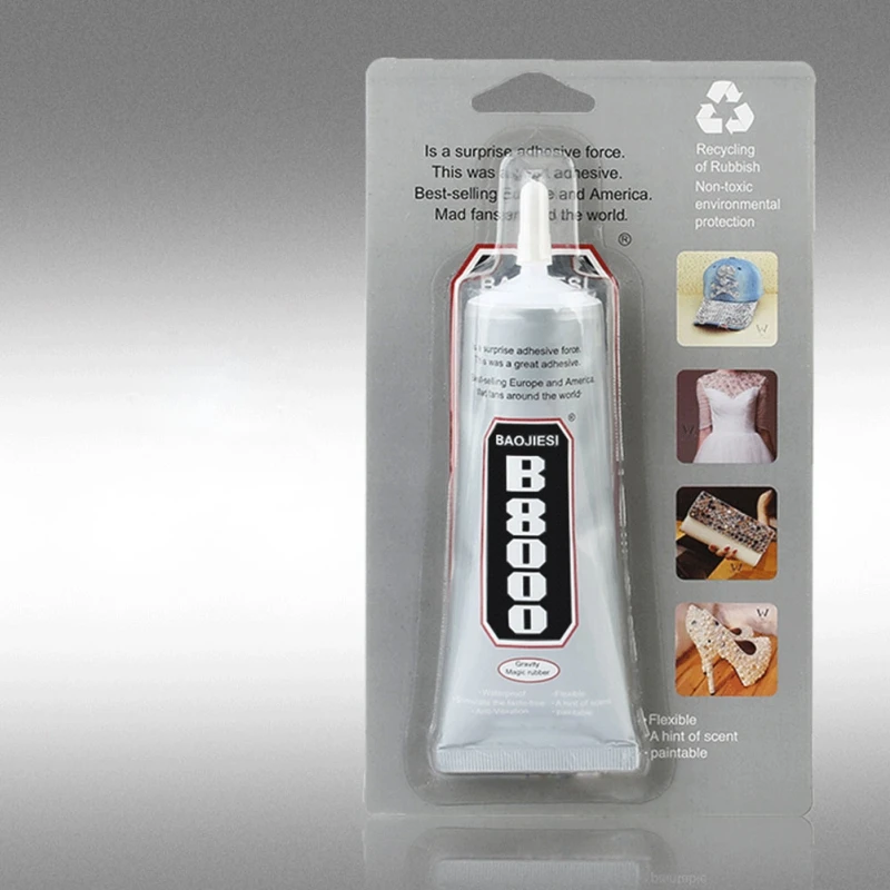 

New 18ml B8000 Repair Glue Multi Purpose Glue Adhesive Epoxy Resin Diy Crafts Glass Touch Screen Cell Phone glue B8000