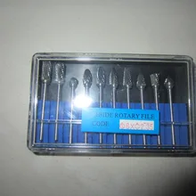 Твердосплавные Поворотные Файлы 10 шт./компл., ювелирных изделий стоматологическая металл золото полировки алмазов полировки гравировка очистка боров, голдсмит инструменты