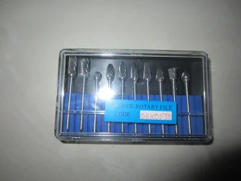 

Carbide Rotary Files 10pcs/set,jewelry dental metal gold diamond polishing burnishing engraving cleaning burs,goldsmith tools