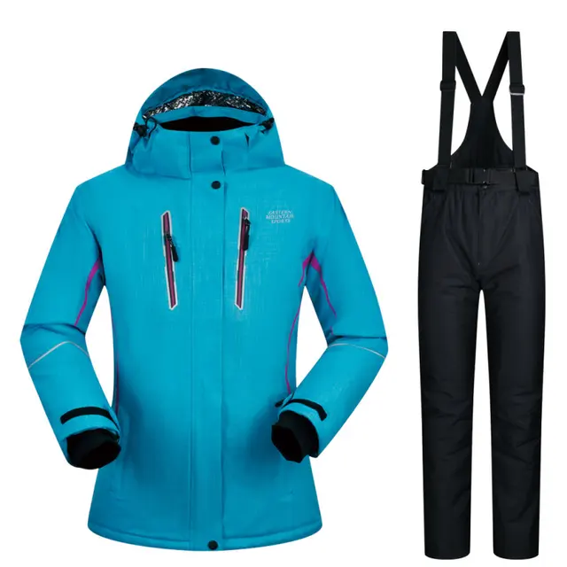 Ski Suit Women Winter New Windproof Breathable Waterproof Women Snow Jacket and Pants Sets Warm Clothes Sets Snowboarding Suit