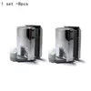 Smooth Set of 8 Chrome plated Shower door rollers/Shower door Lower Hooks 1