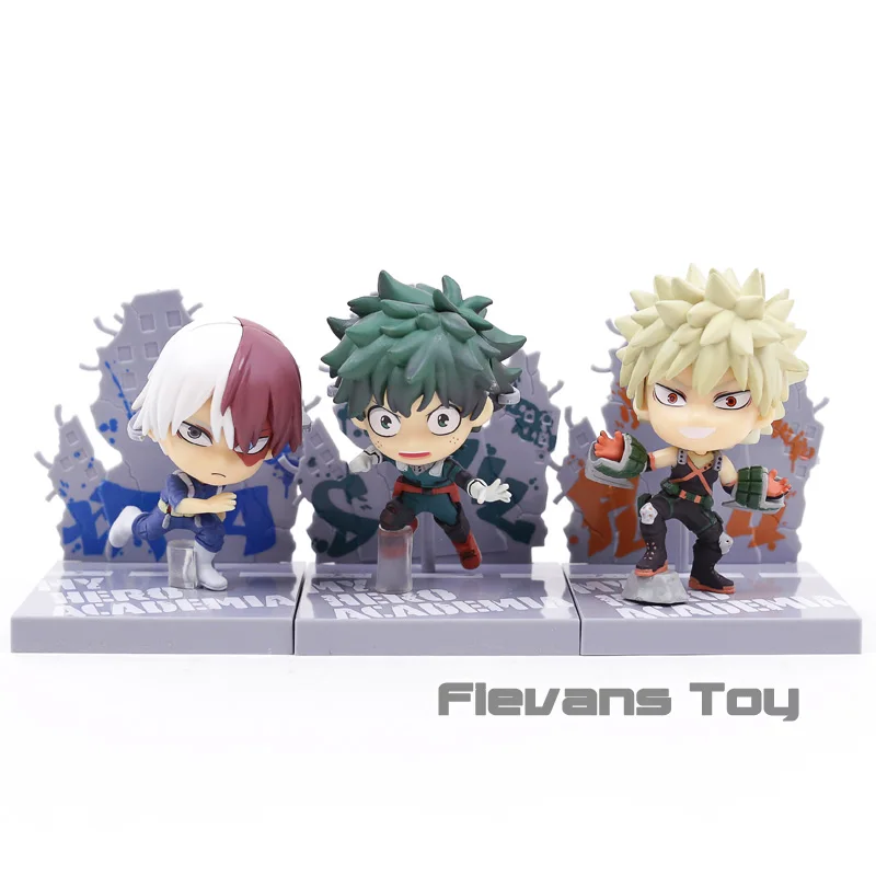 Мой герой Академии Midoriya Izuku Bakugo Katsuki Todoroki шото ПВХ рисунках модель игрушки Коллекционные вещи