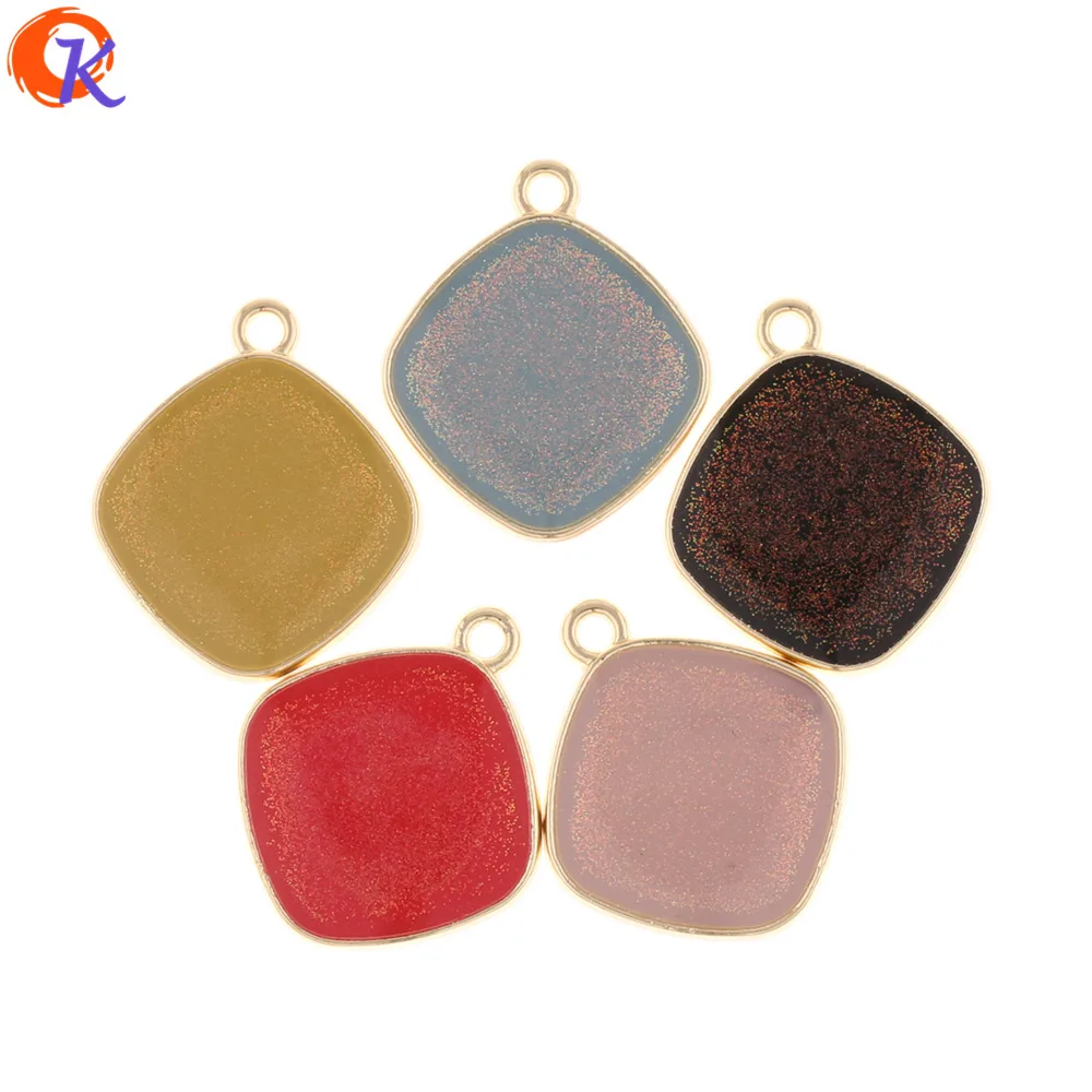 

Cordial Design 50Pcs 20*24MM Jewelry Accessories/Earring Connectors/Square Shape/DIY Earring Making/Hand Made/Earring Findings