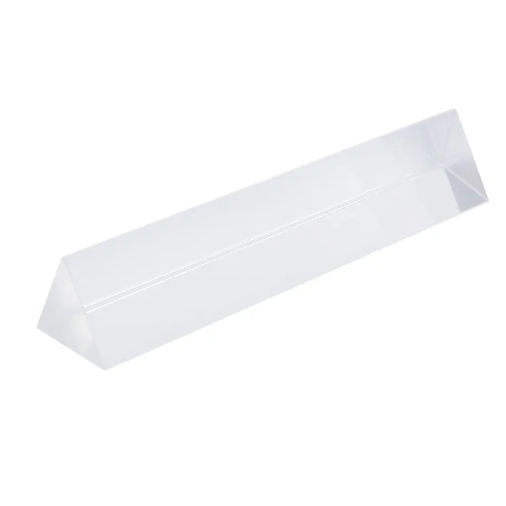 Physics Teaching Precision Optical Glass Prism 7 inch