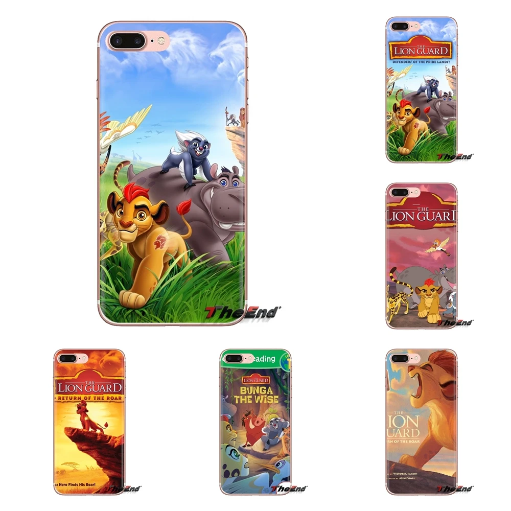 The Lion Guard Soft Transparent Shell Covers For LG Spirit Motorola Moto X4 E4 E5 G5 G5S G6 Z Z2 Z3 G2 G3 C Play Plus Mini |