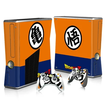 

Colorful Style sticker Decal For Xbox 360 Slim Accessories Skin Cover Skin Sticker Console + 2Pcs Controller Cover