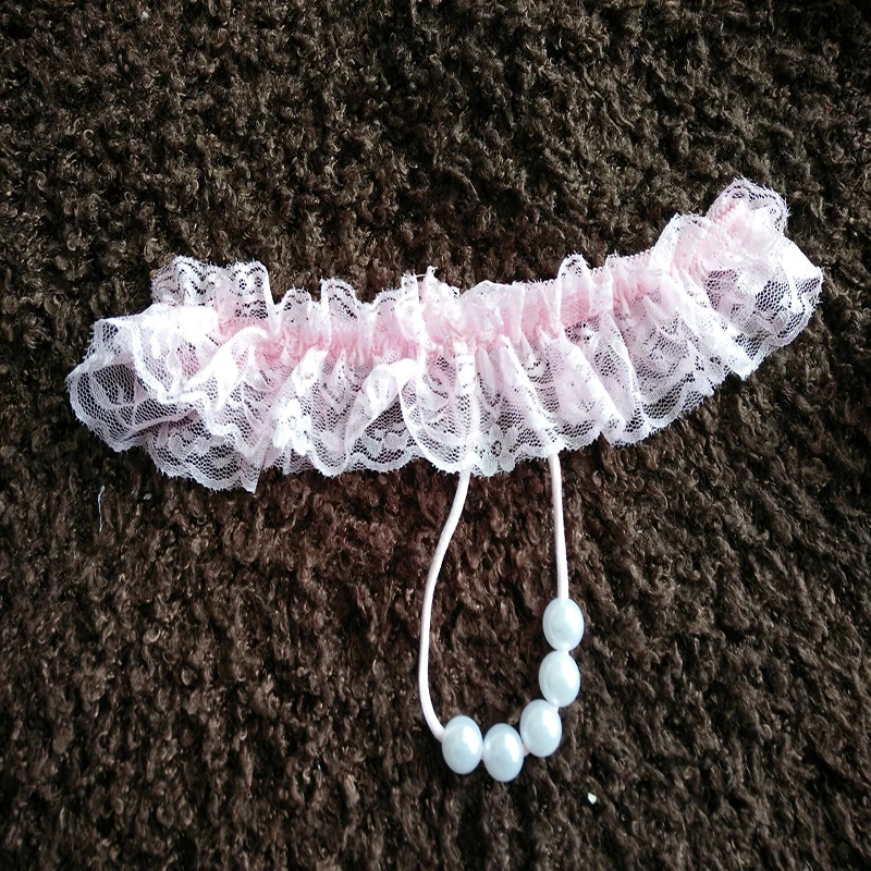 

Leechee LPW290 Five Pearl Sexy lingerie Open Crotch Exotic Panties Lace Big Size T-back