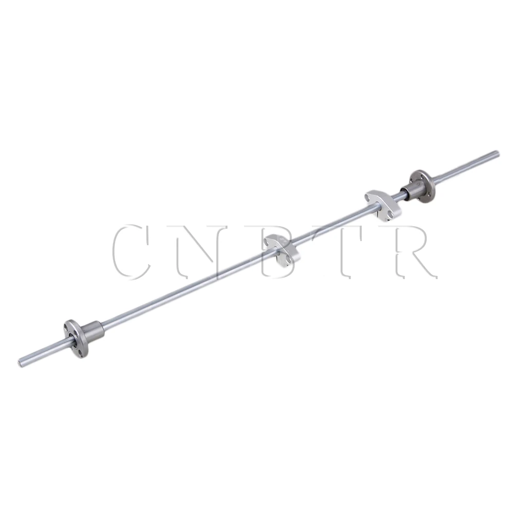 

5 x CNBTR Flange Linear Bearing Vertical Rail Support 500mm Optical Axis 8mm