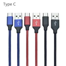 Color USB Type C Cable 2A USB C Cable Fast Charging Data Cable Type-C USB Charger Cable for Nexus 5X,6P,OnePlus 2,Xiaomi USB-C