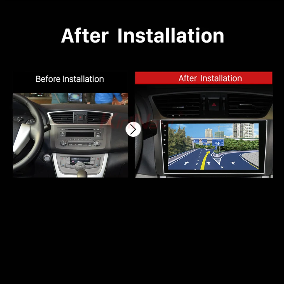 Perfect KiriNavi Octa Core Android 7.1 Car DVD Player For Nissan Sylphy Radio Stereo Sentra B17 Audio GPS Navigation Multimedia Wifi RDS 1