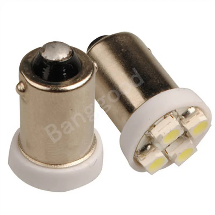 Новый 2018 10x BA9S 1 T4W 363 4 светодиодный 3528 SMD белый авто Сторона Клин свет лампы накаливания DC12V