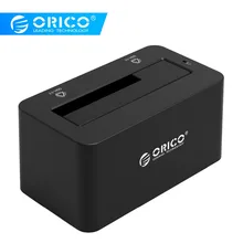 ORICO HDD чехол SATA к USB 3,0 док-станция для жесткого диска 5 Гбит/с супер скорость для 2,5 »/3,5″ SSD HDD с адаптером питания 12 В