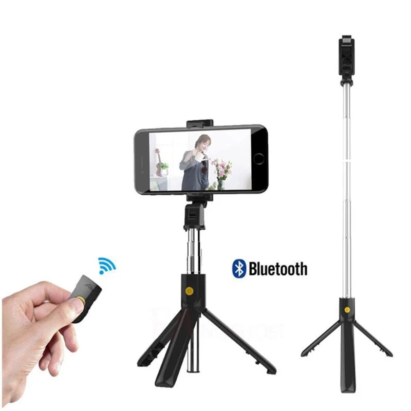 

CUJMH Mobile phone holder Bluetooth Selfie Stick Remote Tripod Phone Universal