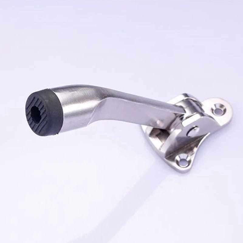 Kickdown Door Stop Drop Down Door Stopper Stops Holder with Rubber Tip 13