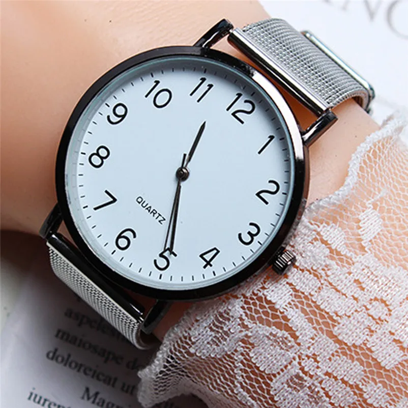 2018 Luxury Fashion Men Watch Women Watches Unisex Steel Strip Analog Alloy Quartz Wrist Watch clock Relogio masculino A09#N (3)