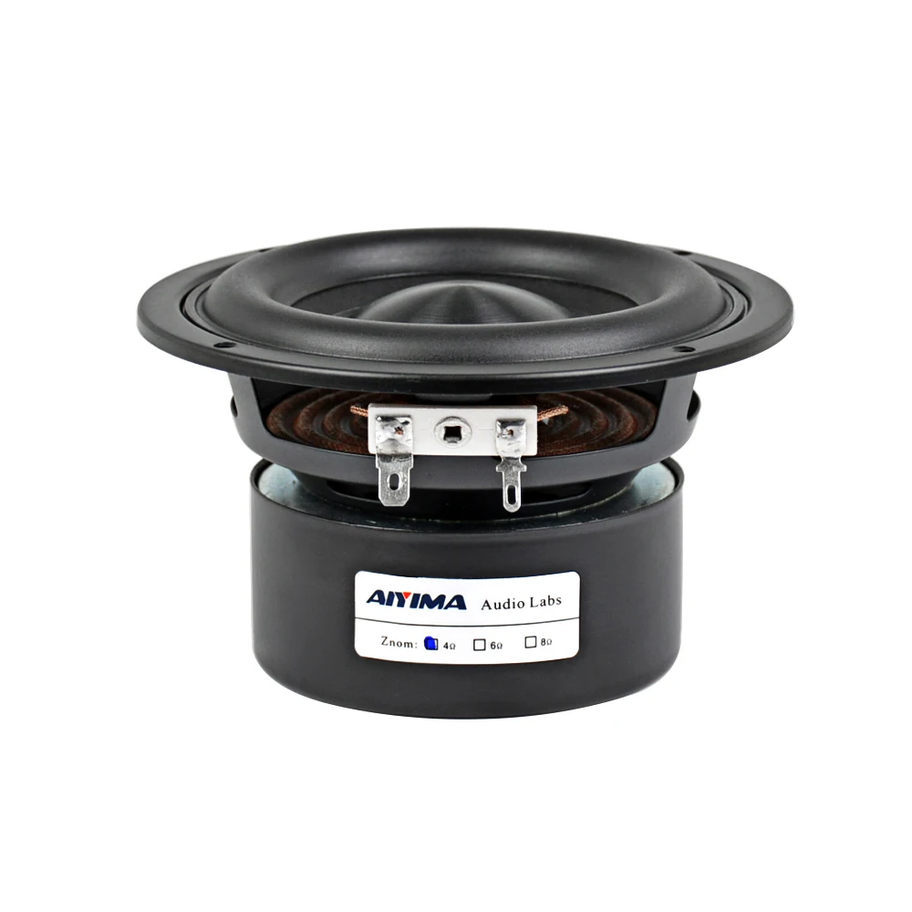 Alto-falante de Áudio Estéreo de Alta Aiyima Polegada 40 w - 8 Ohm Alto Falantes Graves Gama Completa Altavoz Portatil Woofer Fidelidade Diy 1 pc 4 - Image 6