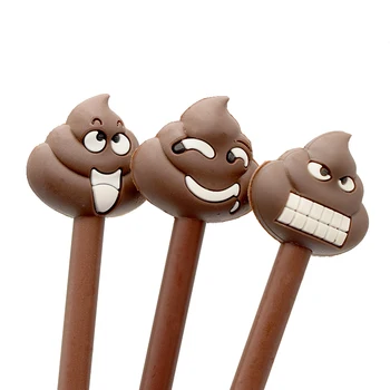 

3 PCS Cute Poo Design Gel Pens Stationary Funny School Supplies Shit Gel Ink Pen School Stationary Office Supplies Kids Gifts