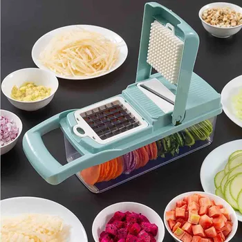

Vegetable Cutter Steel Blade Mandoline Slicer Potato Peeler Carrot Cheese Grater vegetable Slicer Gadgets Kitchen Accessories