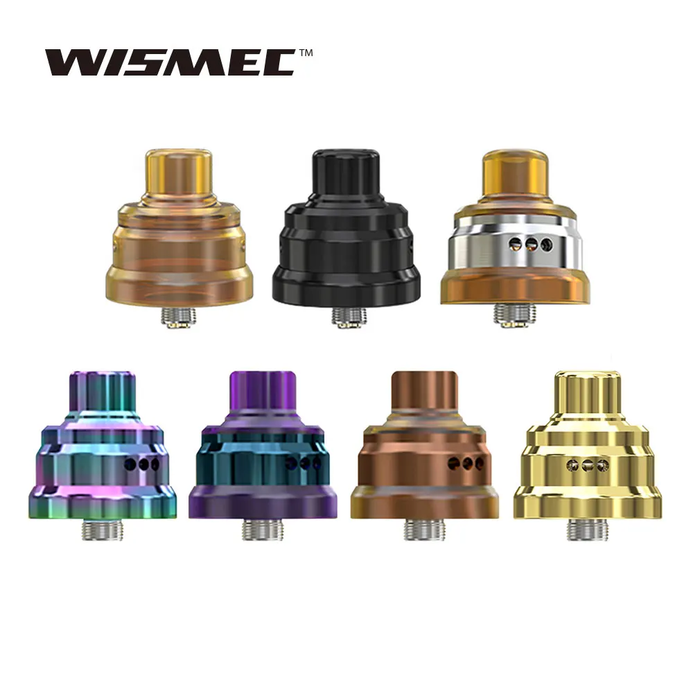 

Original WISMEC Tobhino BF RDA Tank 0.18ohm Clapton Coil Fit Luxotic BF Box Mod Rebuildable Drip Atomizer Electronic Cigarette