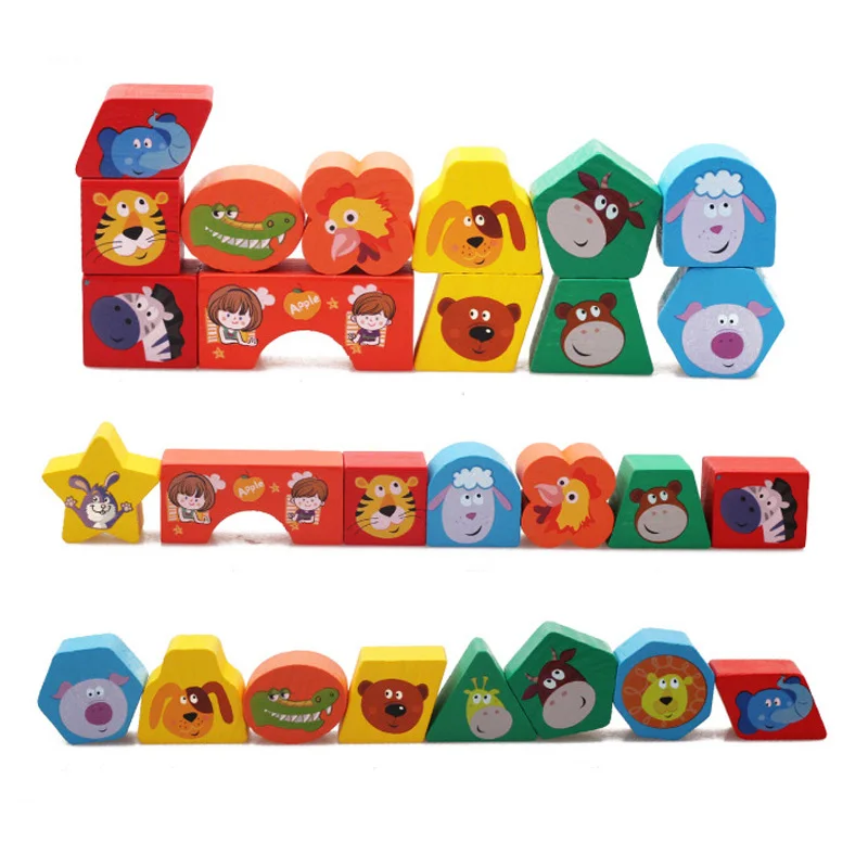 Montessori Toys for Children Wooden Early Educational Math Toys Kids Wood Geometry Shapes Model Learning Developing Gifts Montessori Toys for Children Wooden Early Educational Math Toys Kids Wood Geometry Shapes Model Learning Developing Gifts