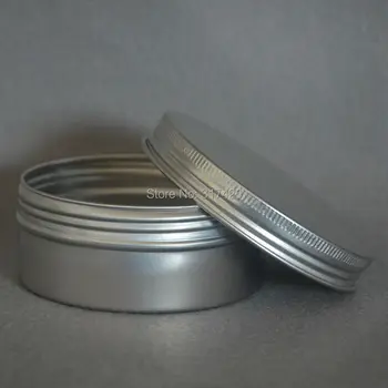 

250ml Empty Aluminium Cosmetic Pot Lip Balm Jar Tin Containers Screw Lid For Cream Ointment Hand Cream Storage