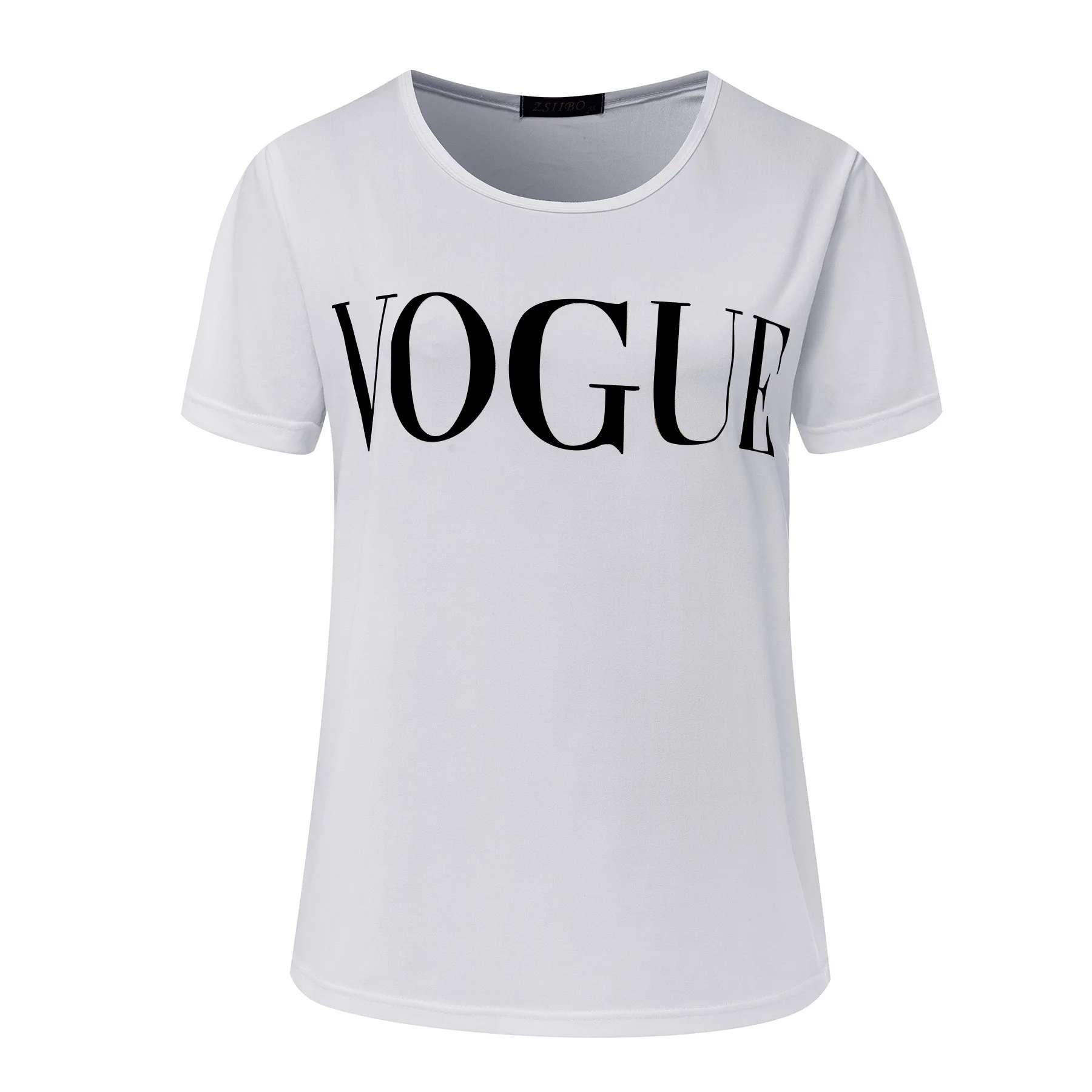 T shirt women tshirt 2020 new vintage vogue letter print short sleeve summer style T-shirt cheap clothe female dropshipping T012