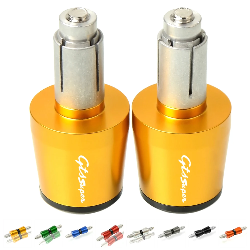 

For Vespa Granturismo 125/200 GTS 125/250 250 S125 150 300 Super CNC Handlebar Grips Slider Cap Plug Moto Handle bar Grips Ends