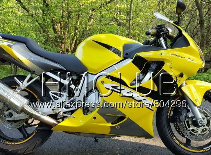 No. 2 Корпус для HONDA CBR600F4i CBR600FS CBR600 F4i 01 02 03 61HM. 0 CBR 600 F4i 600 FS CBR 600F4i 2001 2002 2003 обтекатель Repsol оранжевый - Цвет: No. 2