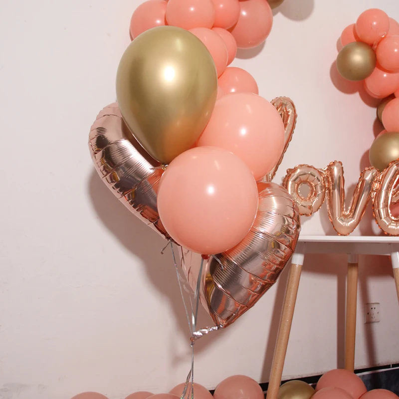 Peach-Pink-Gold-Coral-Engagement-Party-Background-Balloon-Garland-Rose-Gold-Love-Baby-Shower-Wedding-Birthday (3)