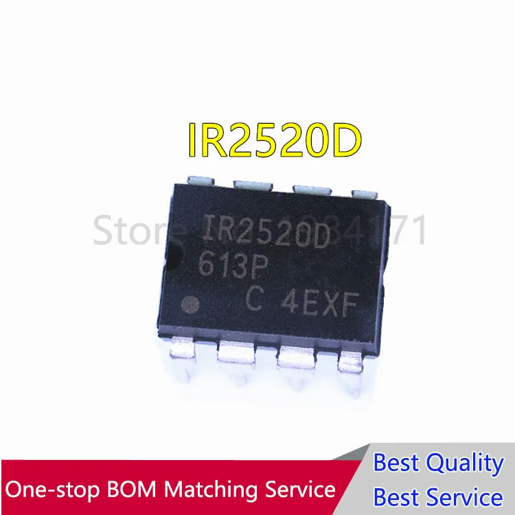 5 Circuits Intégrés IR2520DS (SOP8) – Driver MOSFET, Pour Alimentations à Découpage – Lot De 5