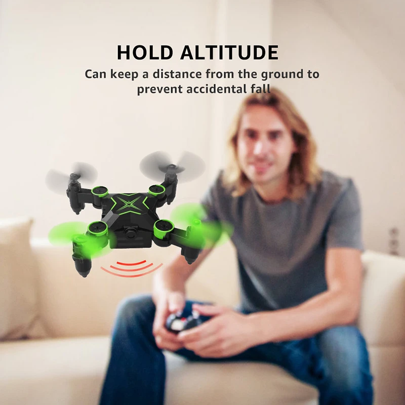 GizmoVine 4CH 6Axis RC Quadcopter 2.4GHz Drones Simulators Gyro 3D Headless Rolling Mini Foldable Arm Pocket Drone Toy For Child