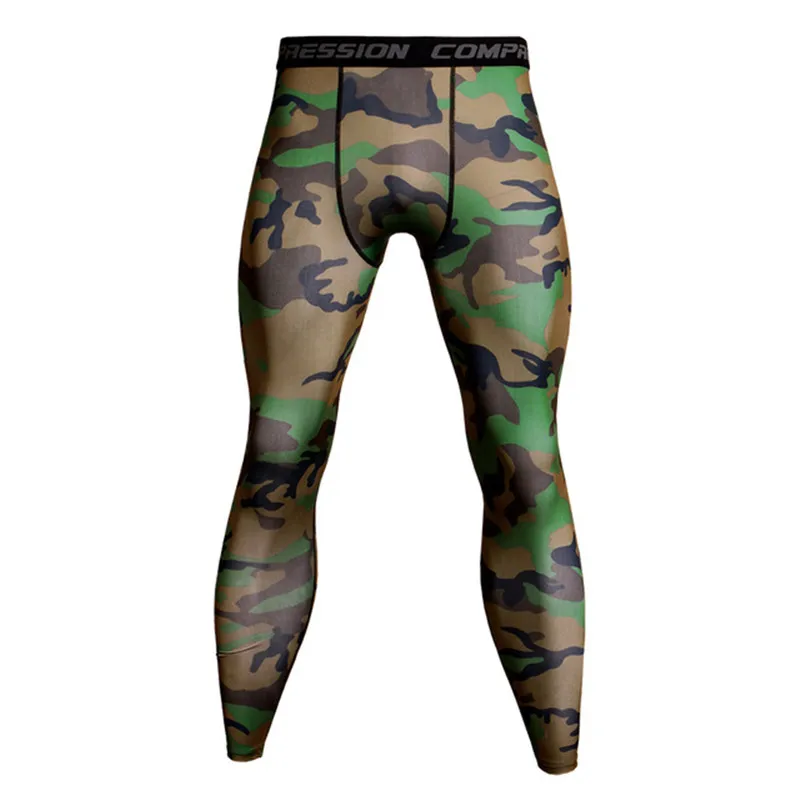 

New Camouflage Compression Pants Running Pants Men Football Training Pants Fitness Sport Leggings Men Fitness Male Pants