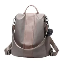 Женский лаконичный рюкзак WENYUJH, идеальный нейтральный школьный рюкзак knap-sack, Противоугонный дизайн и водонепроницаемые нейлоновые рюкзаки