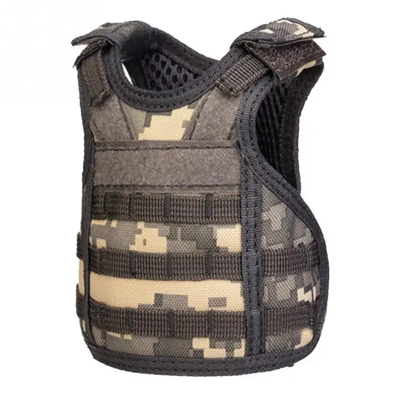 Тактический жилет слой Военная бутылка пива набор мини Molle жилет охотничья бутылка напиток набор регулируемые плечевые ремни - Цвет: style 4