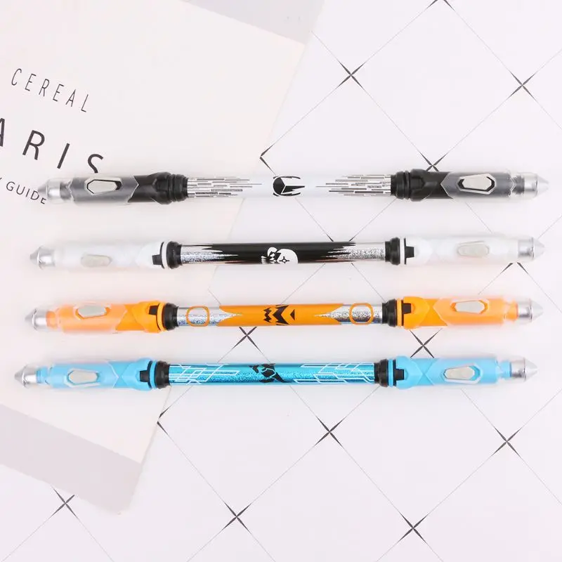 

Spinning Pen LED Glowing Ballpoint Marker Pens Students Gift for Rotate To Scroll Stationery School Supplies