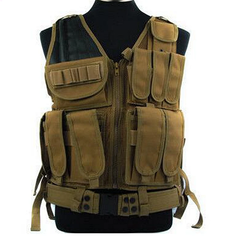 Buy Assault Tactical Combat Vest Pistol Mag Pouch