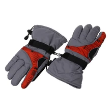 Зимние мужские спортивные водонепроницаемые перчатки для альпинизма(темно-серые
