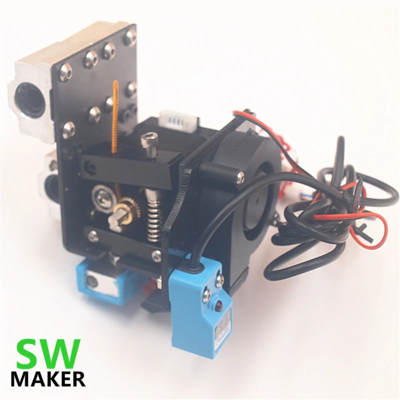 3D принтер SWMAKR Reprap Prusa i3 Anet A8 автоматический Выравнивающий экструдер в сборе с