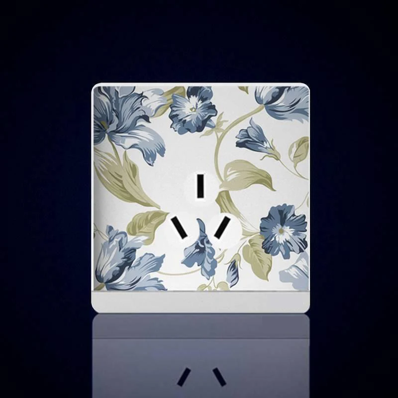 

DIY Pattern Design Wall Socket 16A 3 Holes 110V- 250V Random Send