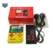 YLW видео Ручной игровой консоли Ретро пары плеер 3,0 дюймов 8 бит портативный карман 400 игр к ТВ с геймпад
