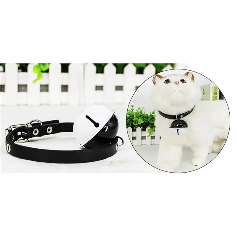 Pendant Pet Cat Collar Exquisite Adjustable Cute Multiple Colors Cat Bell Accessories pet Product Leash and Harnesses A14 (8)