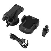 A8 индукция инфракрасного света автомобиля-монтажный кронштейн Беспроводной Зарядное устройство черного цвета