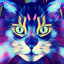 Разноцветный рисунок DIY живопись по номерам 24 цвета пигментная кисть Искусство Ручная роспись креативная цифровая картина маслом