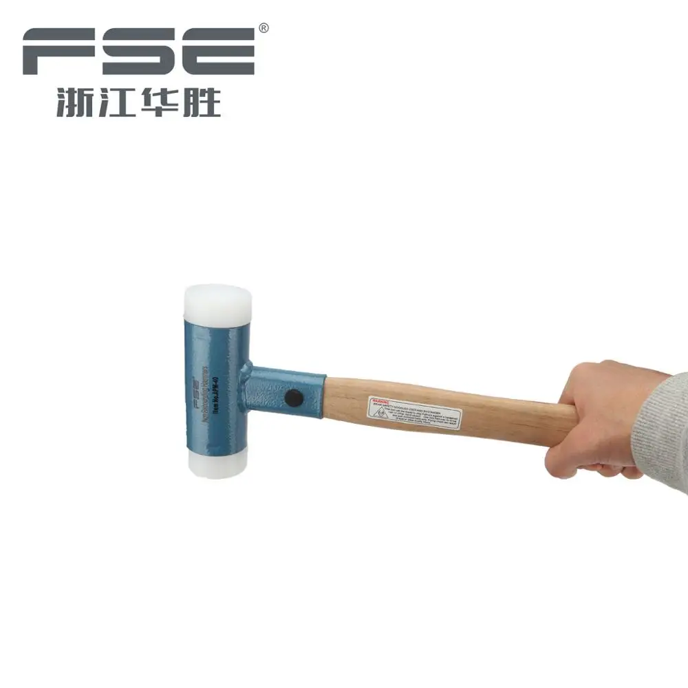 FSE APM no rebound macromolecular compound Wooden handle hammer?Hammer head replaceable?no damage after hammering FSE APM no rebound macromolecular compound Wooden handle hammer?Hammer head replaceable?no damage after hammering